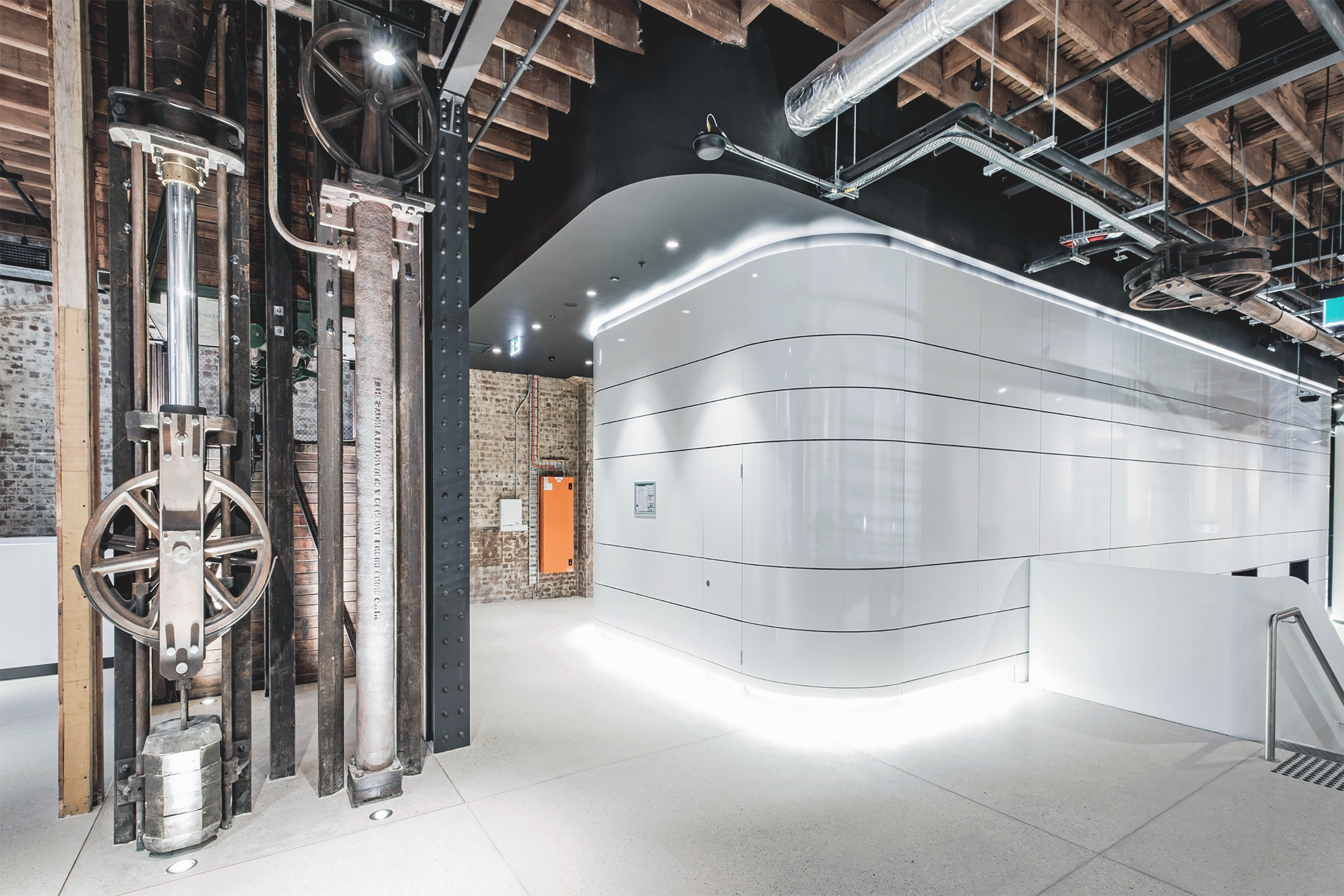 An image showing how the building has integrated its old roots inside the newly refurbished building supplied with Frenger's Chilled Beams An image showing how the building has integrated its old roots inside the newly refurbished building supplied with Frenger's Chilled Beams