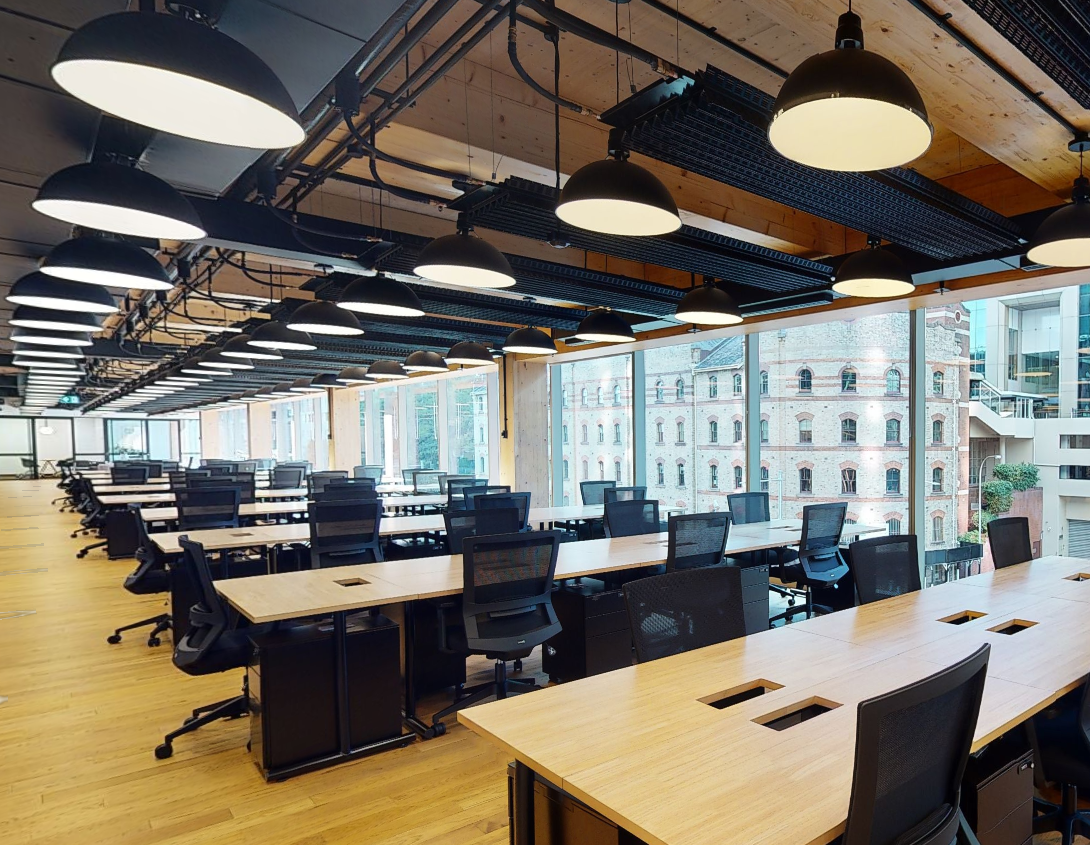 An image showing one of the offices inside Daramu House Inside Daramu House