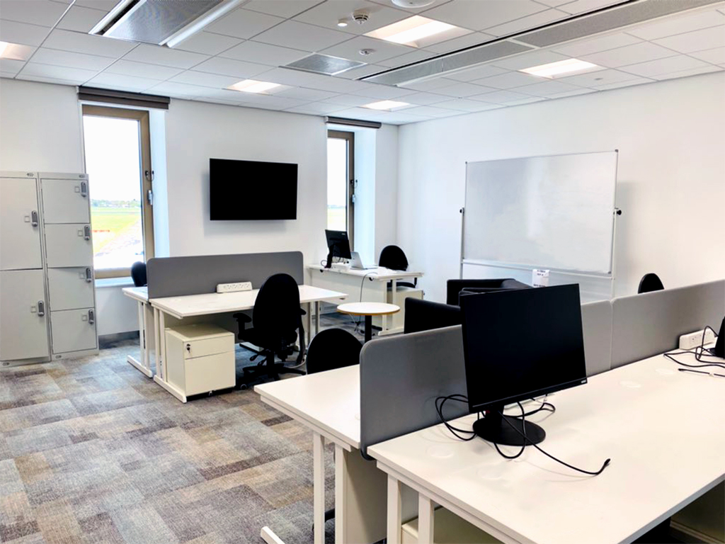 A room inside the DARTeC building installed with Frenger's® Radiant Heating Panels and Active Chilled Beams A room inside the DARTeC building installed with Frenger's® Radiant Heating Panels and Active Chilled Beams