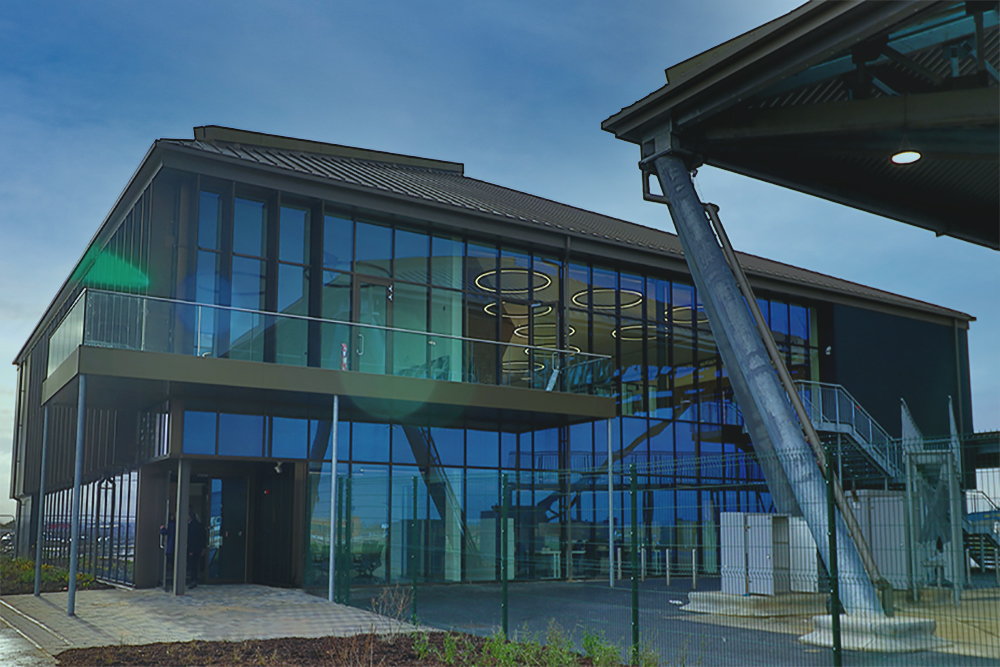 Another view of the outside of the DARTeC Building with Frenger's® Active Chilled Beams and Radiant Heating Panels inside Another view of the outside of the DARTeC Building with Frenger's® Active Chilled Beams and Radiant Heating Panels inside