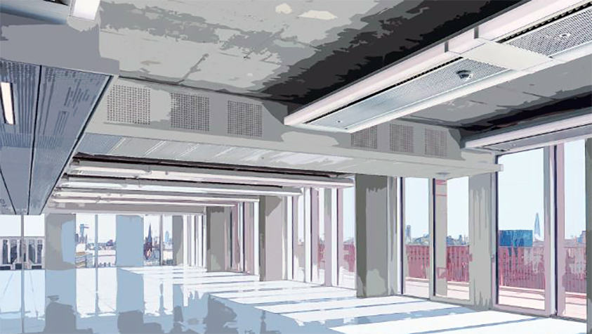 Installation of a Active Multi-Service Chilled Beam Installation of a Active Multi-Service Chilled Beam