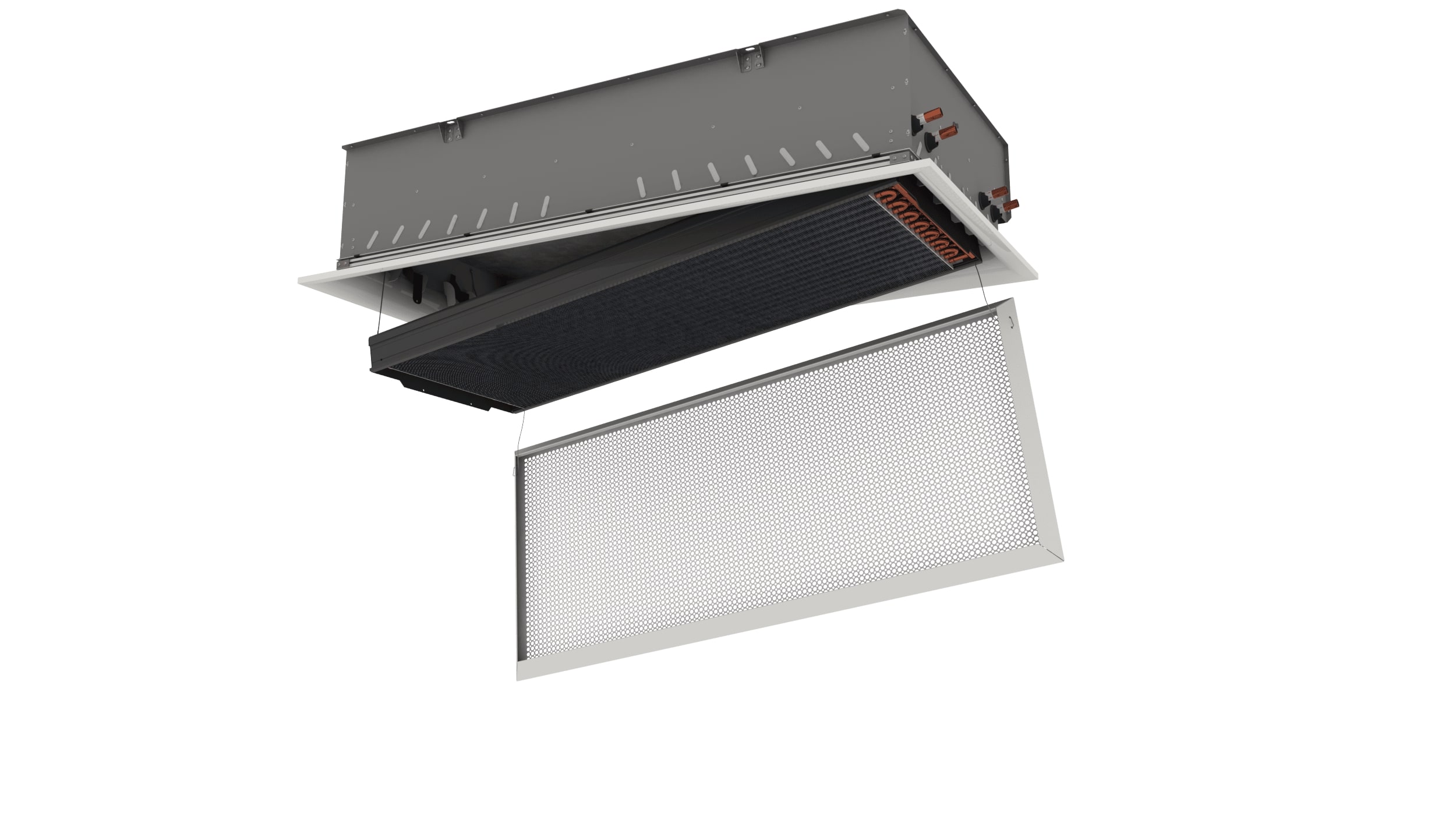 Product render of Frenger's Halo Healthcare Chilled Beam Halo Healthcare Chilled Beam