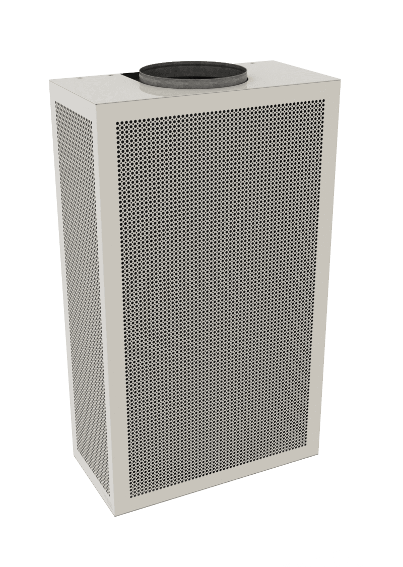 Image showing a render of a white displacement unit A render of a white displacement unit