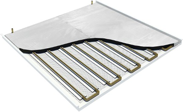 An image showing a render of Frenger's Traditional Chilled Ceiling Tile An image showing a render of Frenger's Traditional Chilled Ceiling Tile