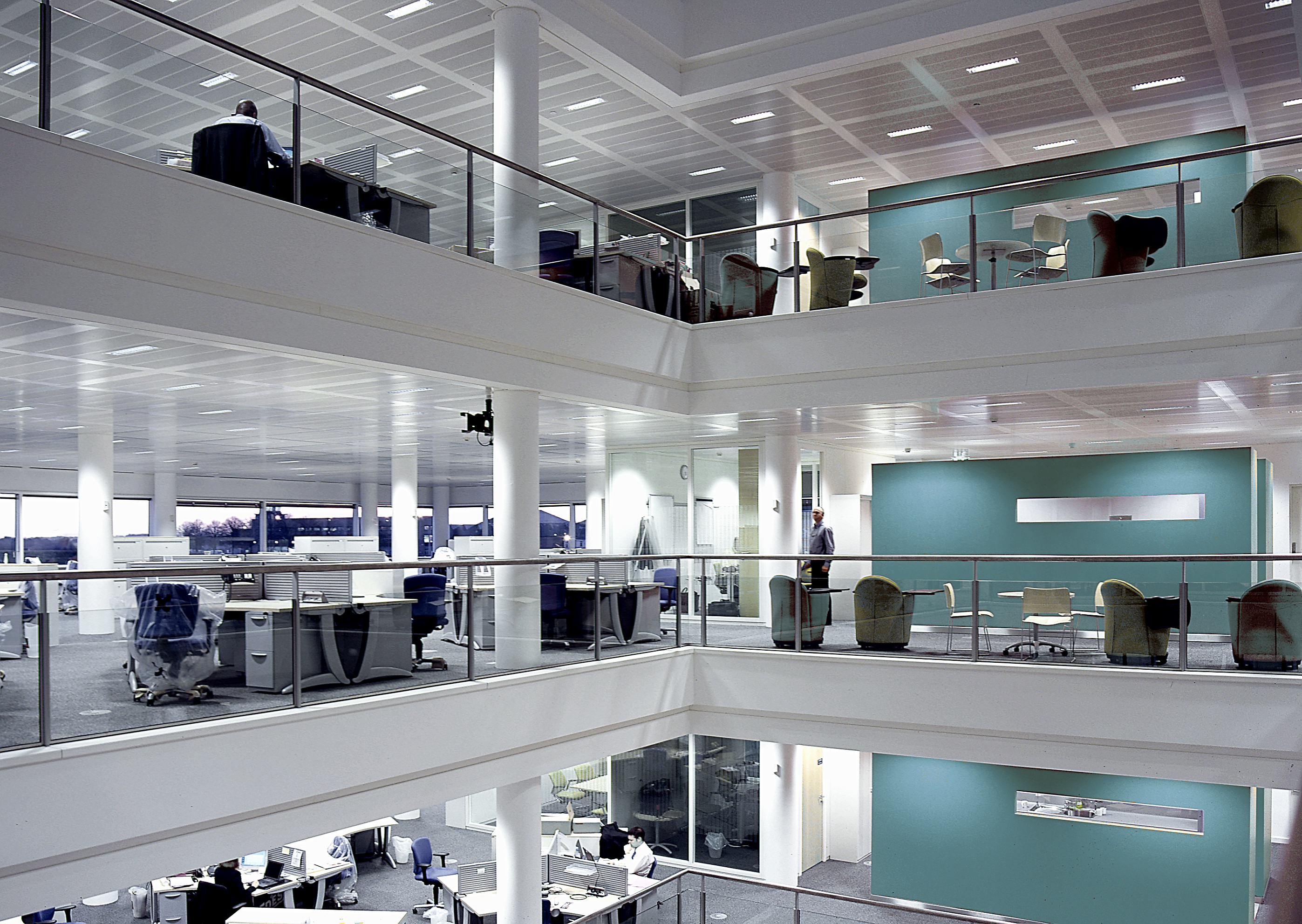 Frenger's Chilled Ceilings installed inside an office application Frenger's Chilled Ceilings installed inside an office application