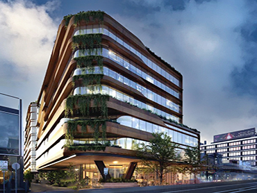 An outside view of the soon to be completed 510 Church Street located in Melbourne's Central Business District