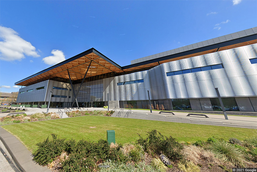 An image showing the outside of the National Automotive Innovation Centre An image showing the outside of the National Automotive Innovation Centre