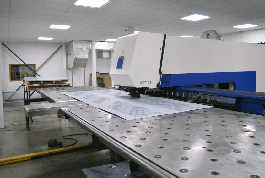 Image showing the in-house Trumpf Trumatic 500 Rotation Punch Trumpf Trumatic 500 Rotation Punch