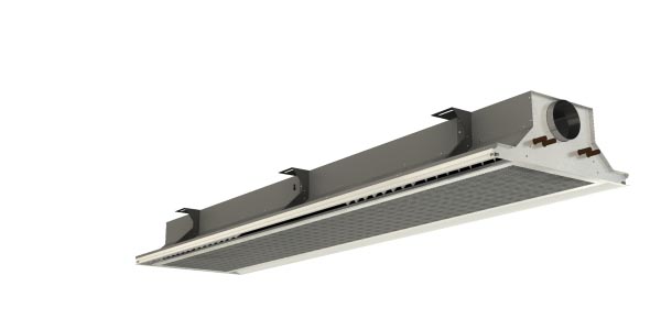 An in-house designed 3-D model of the Eco Active Chilled Beam