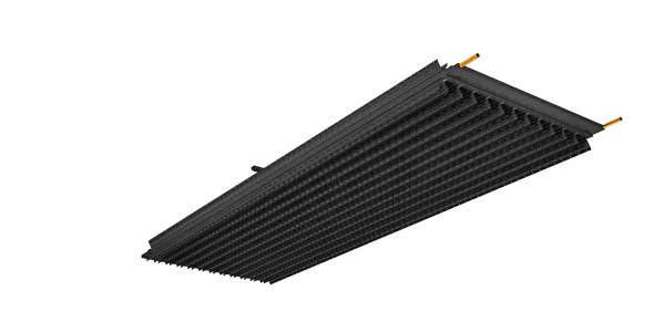 A 3-D model for Frenger's X-Wing Passive Chilled Beam